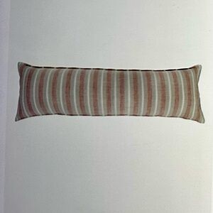 Pom Pom at Home Striped Pillow Cover in Taupe, Cream & Rust